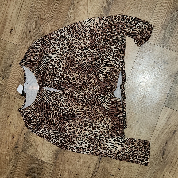 Fashion Nova | All Caught Up Leopard Skirt Set - Taupe/combo - Picture 7 of 10